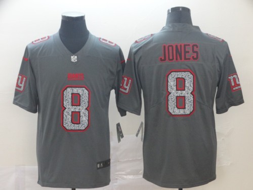 New York Giants 8 Daniel Jones Gray Camo Vapor Untouchable Limited Jersey