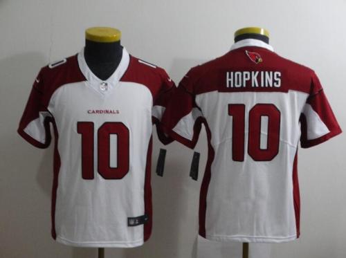 Youth Arizona Cardinals 10 HOPKINS White NFL Jersey