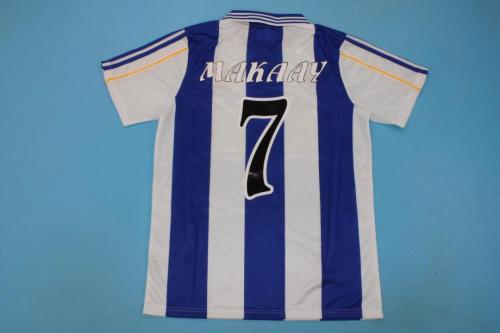 Retro Jersey 1999-2000 Deportivo La Coruna MAHAAY 7 Home Soccer Jersey