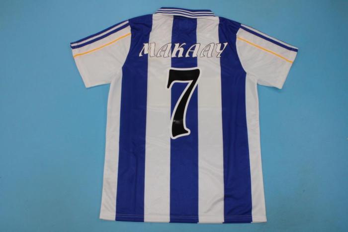 Retro Jersey 1999-2000 Deportivo La Coruna MAHAAY 7 Home Soccer Jersey