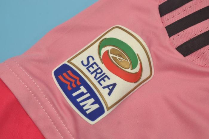 with Serie A patch Retro Jersey 2015-2016 Juventus 8 ADRI G. Away Pink Soccer Jersey