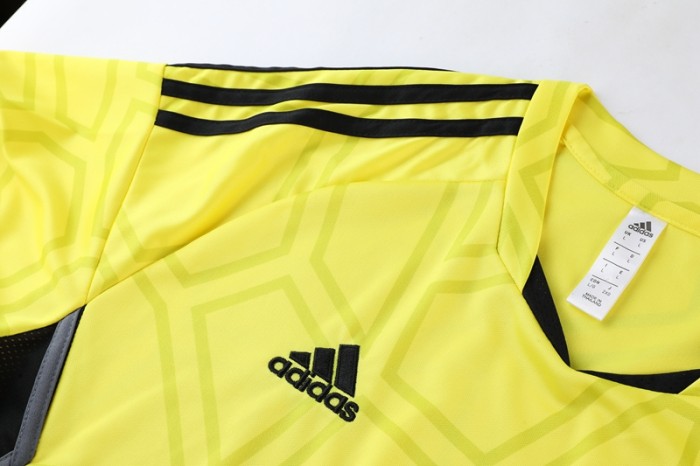 LH-S Yellow Soccer Training Suit and Long Pants(accept custom logo)