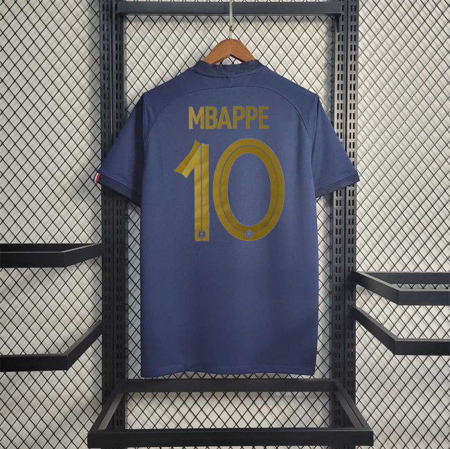 Retro Jersey 2022 France MBAPPE 10 Home Soccer Jersey
