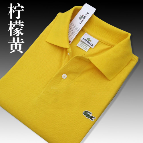 Leon Yellow Classic La-coste Polo Same Style for Men and Women