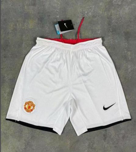 Manchester United 2007-2008 White Home White Shorts