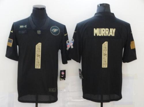 Arizona Cardinals 1 MURRAY Black Camo 2020 Salute To Service Limited Jersey