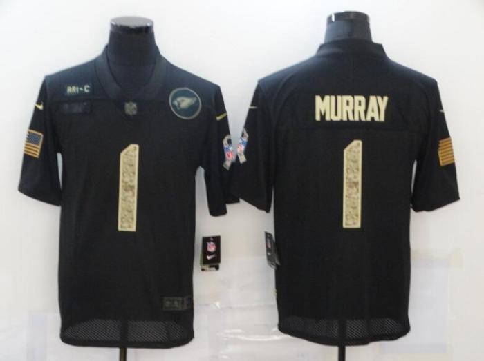 Arizona Cardinals 1 MURRAY Black Camo 2020 Salute To Service Limited Jersey