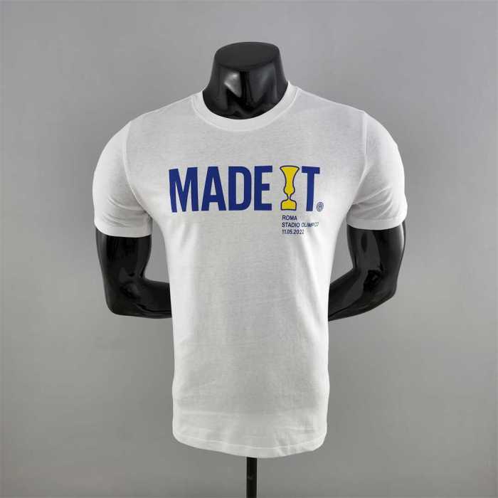 #K000181 Inter Milan 8 White Soccer T-shirt