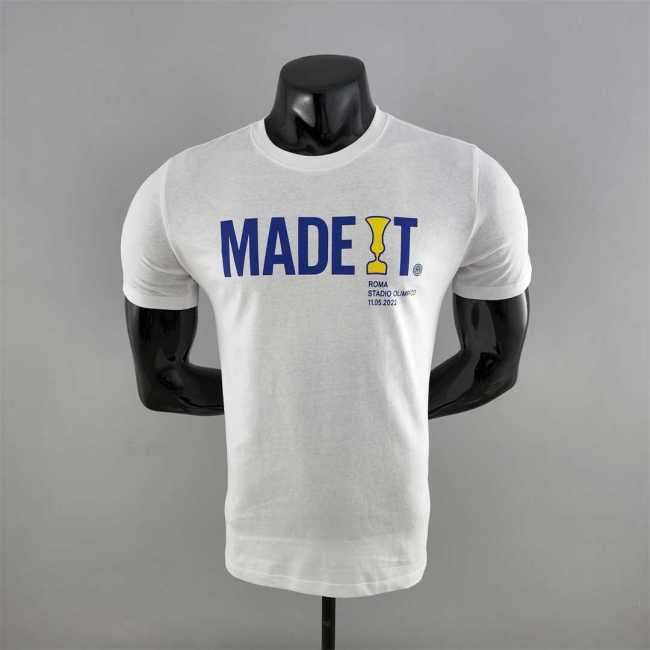 #K000181 Inter Milan 8 White Soccer T-shirt