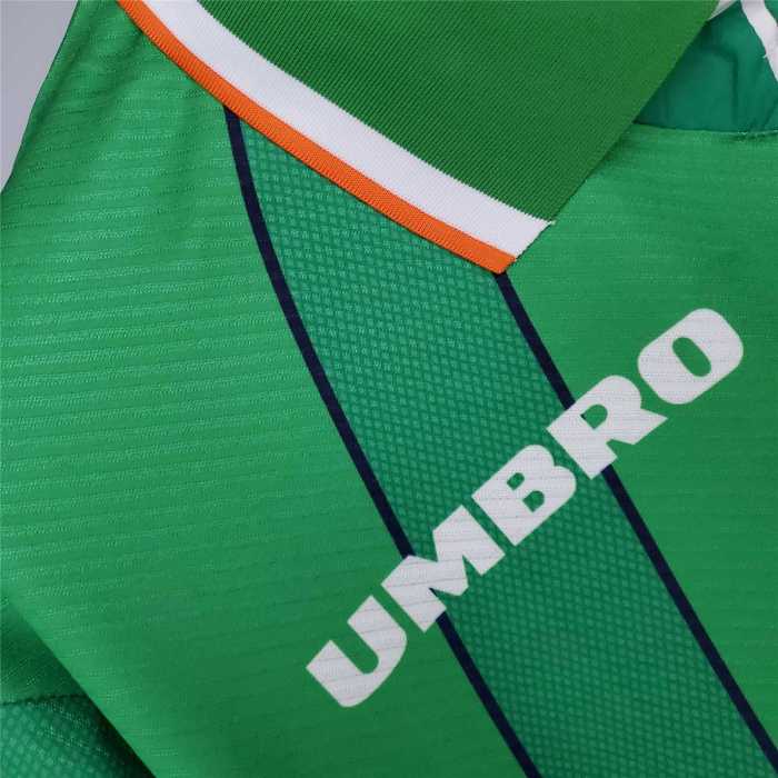 Retro Jersey 1994-1996 lreland Home Green Soccer Jersey