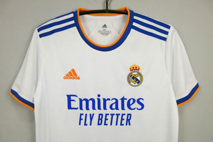 Retro Jersey Real Madrid 2021-2022 Home Soccer Jersey Vintage Football Shirt