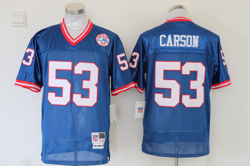 Retro Jersey New York Giants 53 CARSON Blue NFL Jersey