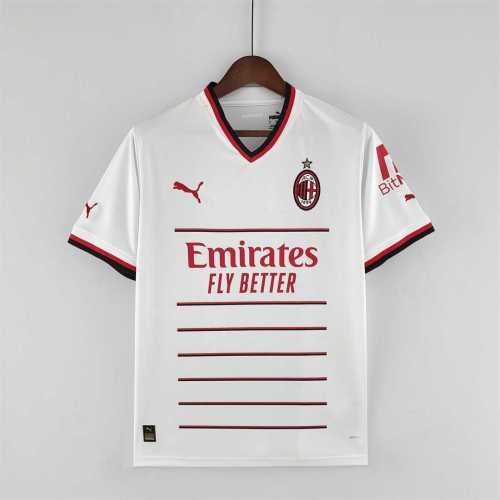 Retro Jersey 2022-2023 AC Milan Away White Soccer Jersey