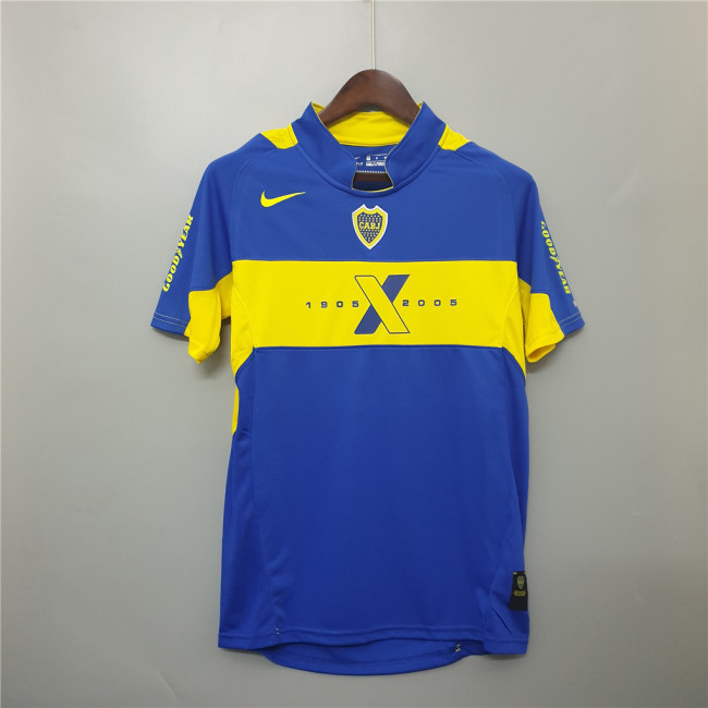 Retro Jersey 2005 Boca Juniors Home Soccer Jersey Vintage Football Shirt