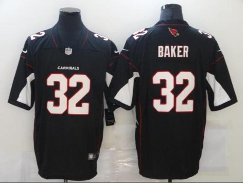 Arizona Cardinals 32 BAKER Black NFL Jersey
