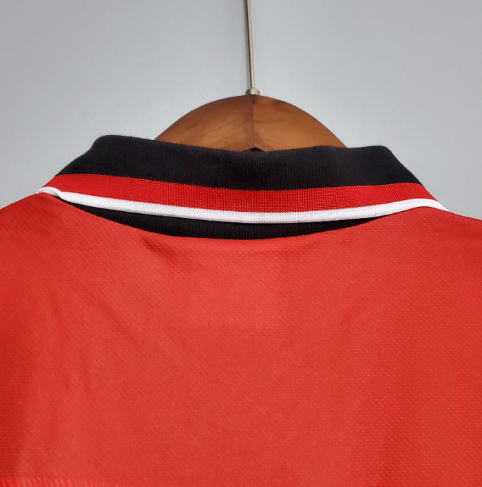 Retro Jersey 1994-1996 Manchester United Home Red Soccer Jersey Vintage Football Shirt