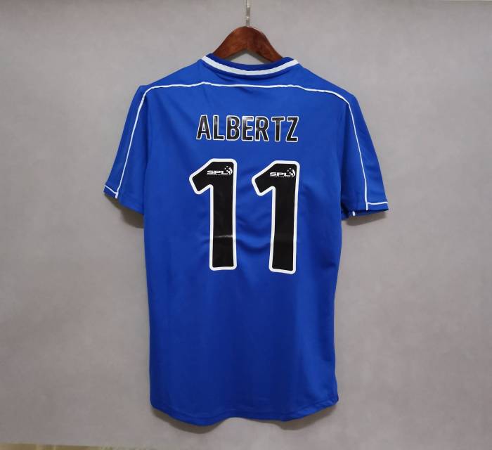 Retro Jersey 1999-2001 Rangers ALBERTZ 11 Home Soccer Jersey