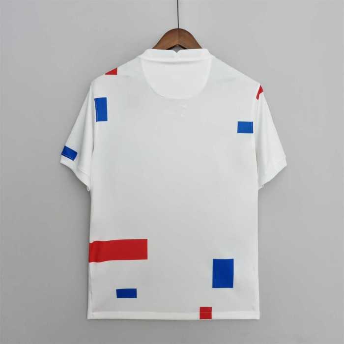 Fans Version 2022 World Cup Netherlands Away White Soccer Jersey