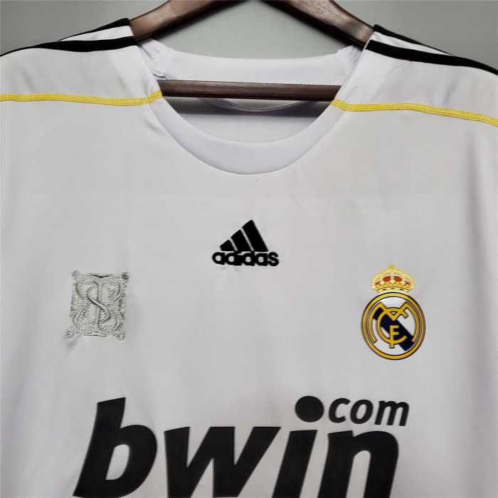 Retro Jersey 2009-2010 Real Madrid Home Soccer Jersey Vintage Real Football Shirt