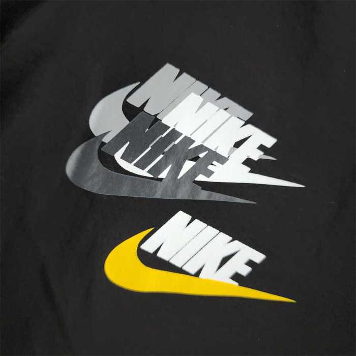 Nk Black Soccer Windbreaker Jacket