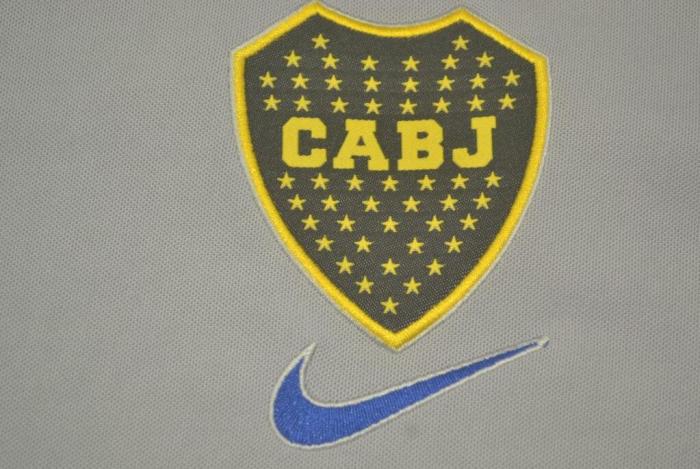 Retro Jersey 2002-2003 Boca Juniors Away Grey Soccer Jersey Vintage Football Shirt