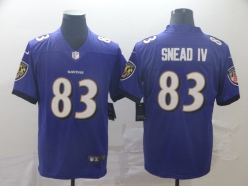 Baltimore Ravens 83 SNEAD IV Purple NFL Jersey
