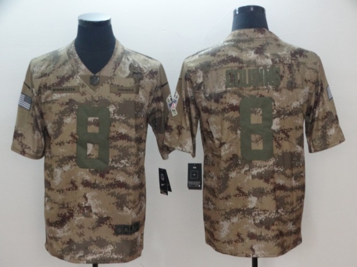 Minnesota Vikings 8 Kirk Cousins Salute To Service Limited Jersey