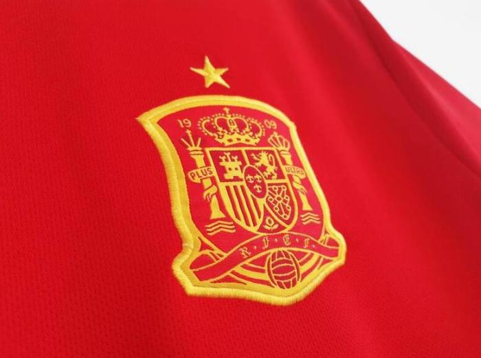 Retro Jersey 2018 World Cup Spain Home Soccer Jersey Camiseta de España Football Shirt