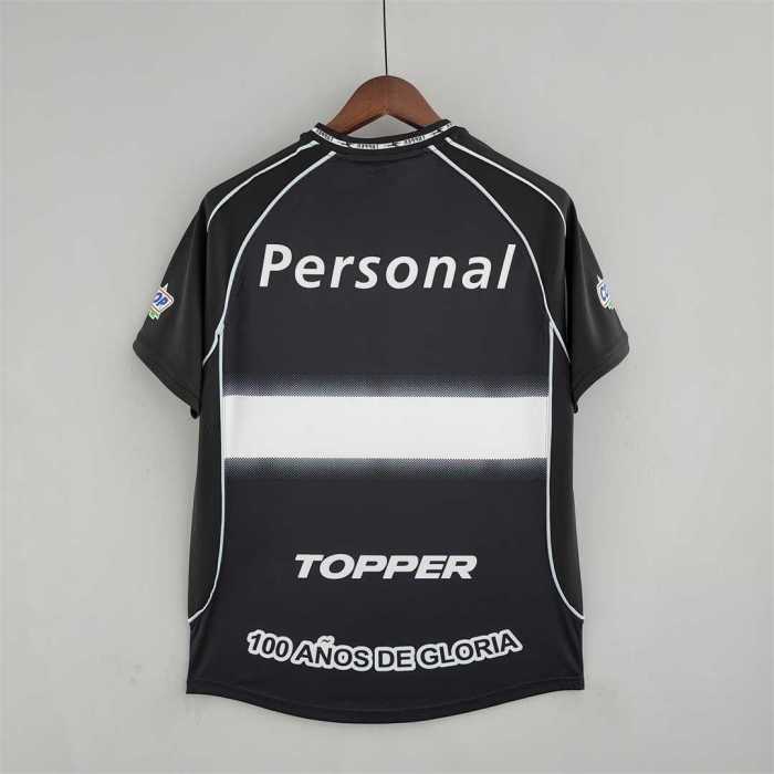 Retro Jersey 2002 Club Olimpia Away Black Soccer Jersey Vintage Football Shirt