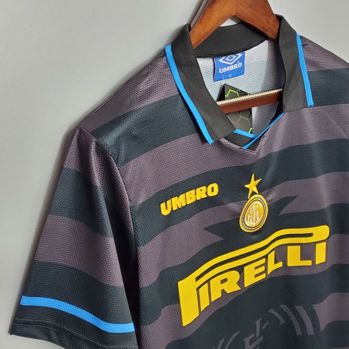 Retro Jersey 1997-1998 Inter Milan Third Away Soccer Jersey Vintage Football Shirt