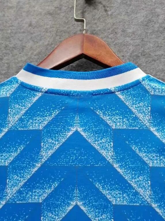 Retro Jersey 1990 Netherlands Away Blue Soccer Jersey