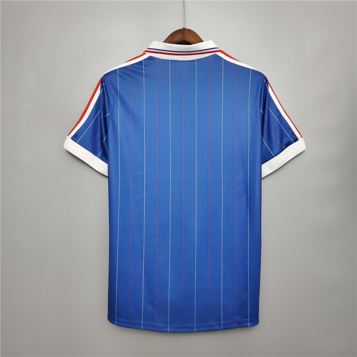 Retro Jersey 1982 France Home Soccer Jersey Vintage Football Shirt