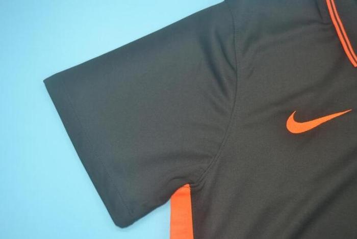 Retro Jersey 2020 Netherlands Away Black Soccer Jersey Vintage Holland Football Shirt