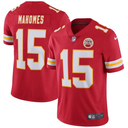 Chiefs 15 Patrick Mahomes Red 2021 Super Bowl LV Vapor Untouchable Limited Jersey