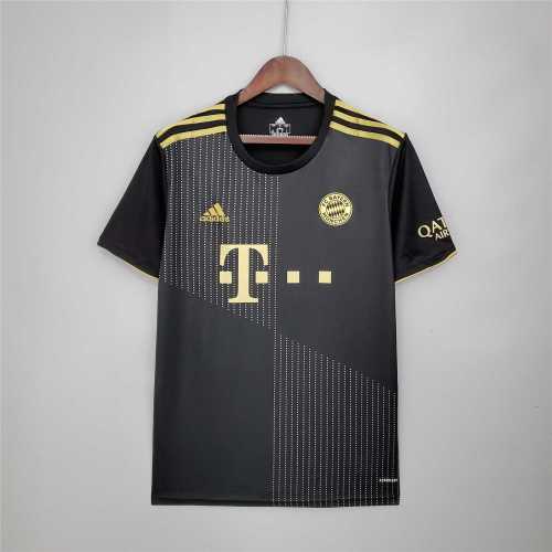 Retro Jersey Bayern Munich 2021-2022 Away Black Soccer Jersey Vintage Football Shirt
