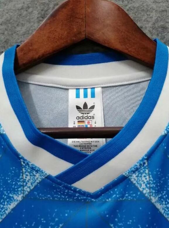 Retro Jersey 1990 Netherlands Away Blue Soccer Jersey