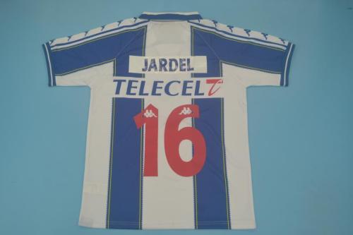 Retro Jersey 1997-1999 Porto JARDEL 16 Home Soccer Jersey Vintage Football Shirt