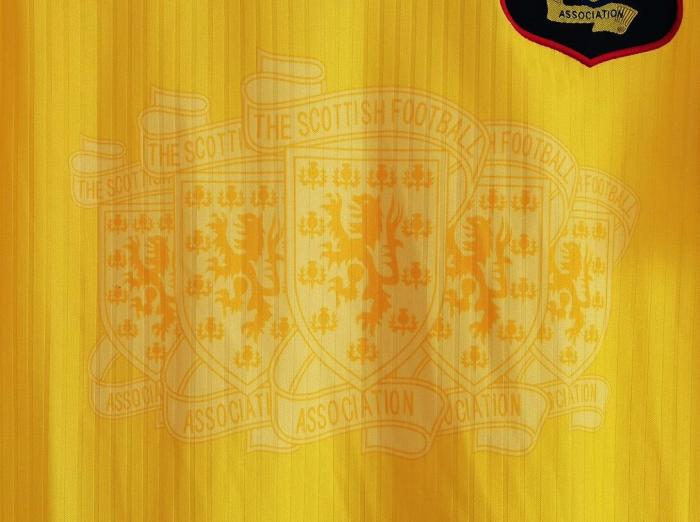 Retro Jersey 1996-1998 Scotland Away Yellow Soccer Jersey Vintage Football Shirt