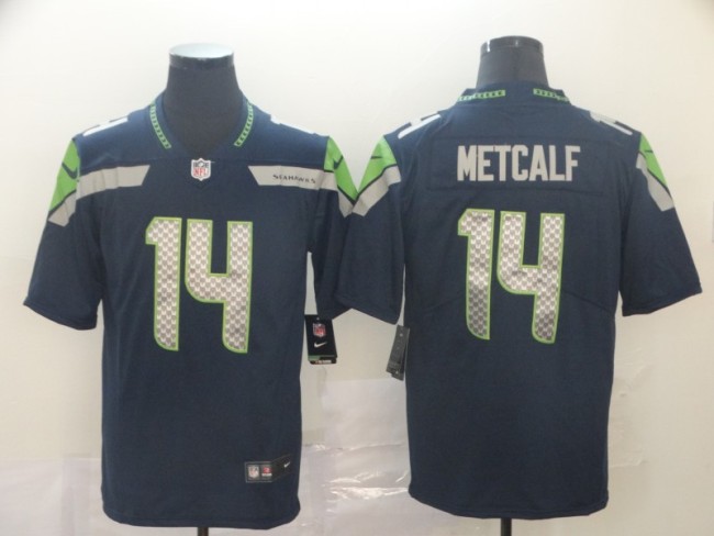 Seattle Seahawks 14 D.K. Metcalf Navy Vapor Untouchable Limited Jersey