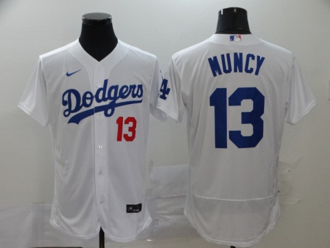 Los Angeles Dodgers 13 MUNCY White 2020 Flexbase Jersey