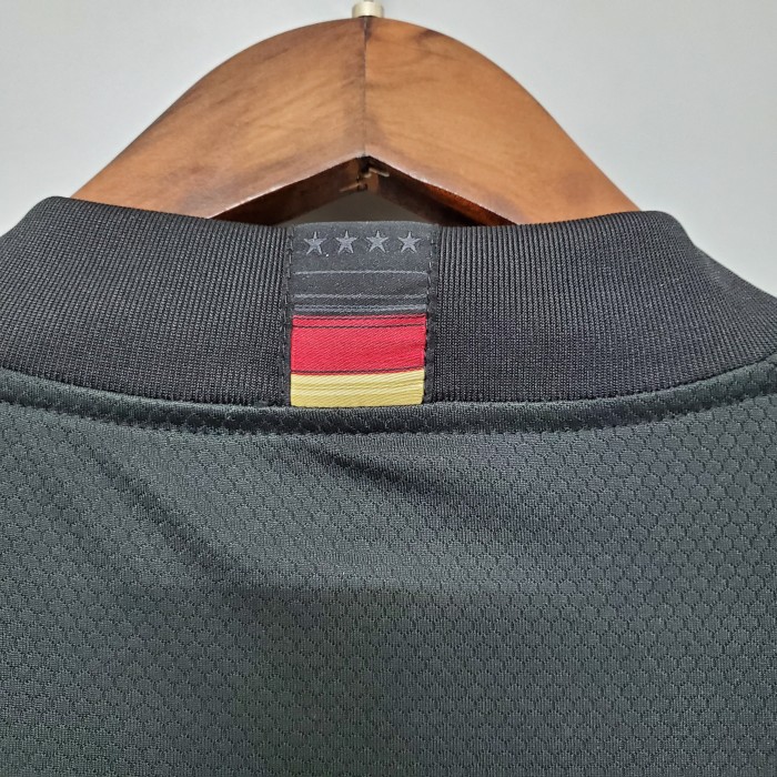 Retro Jersey 2020 Germany Away Black Soccer Jersey Vintage Football Shirt