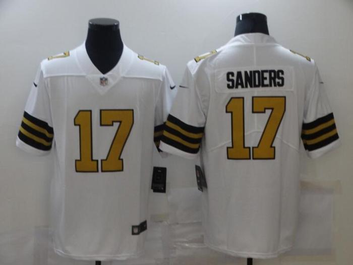 San Francisco 49ers 17 SANDERS White NFL Jersey