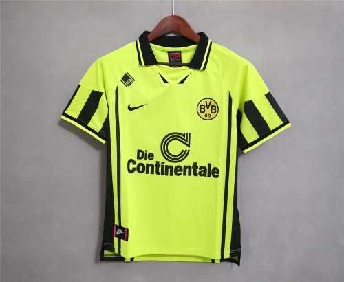Retro Jersey 1996-1997 Borussia Dortmund Home Soccer Jersey Vintage Football Shirt