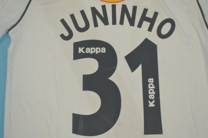 Retro Jersey 2000-2001 Vasco Da Gama 31 JUNINHO White Soccer Jersey