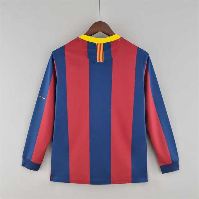 Retro Jersey Barcelona Long Sleeve 2006 UEFA Champions League UCL Final Home Soccer Jersey