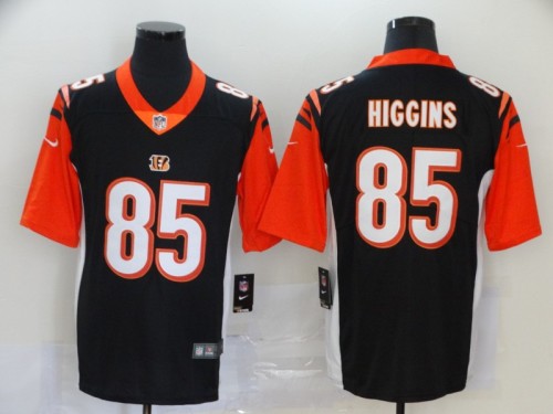 Cincinnati Bengals 85 Tee Higgins Black 2020 NFL Draft First Round Pick Vapor Untouchable Limited