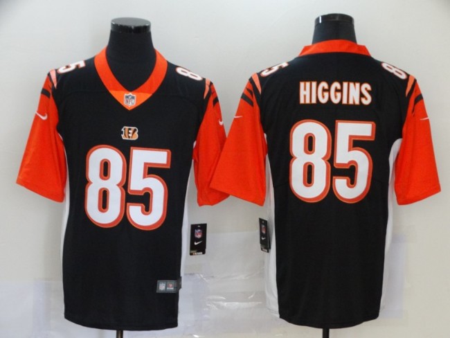 Cincinnati Bengals 85 Tee Higgins Black 2020 NFL Draft First Round Pick Vapor Untouchable Limited