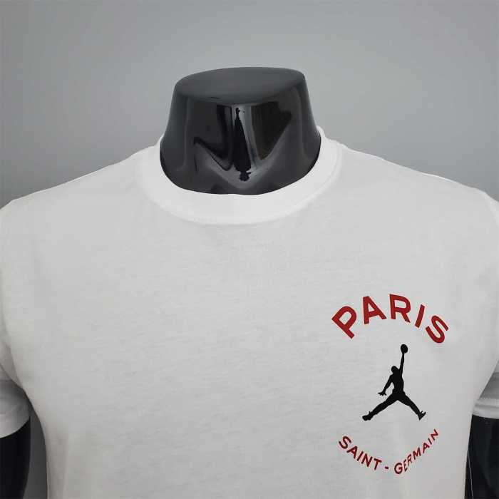 #K00068 PSG White Soccer Jersey