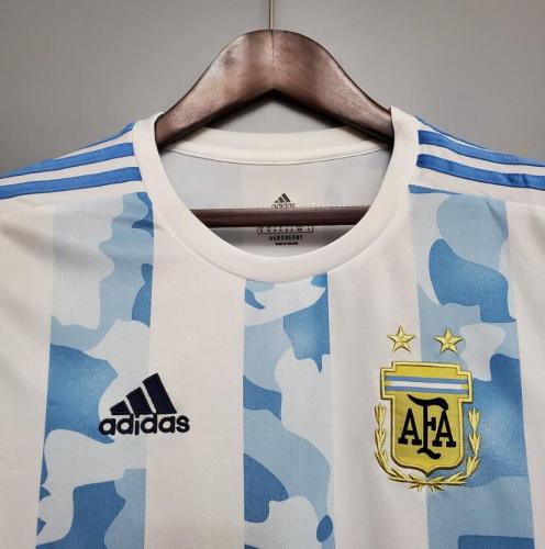 Retro Jersey 2020 Argentina Home Soccer Jersey Vintage Football Shirt