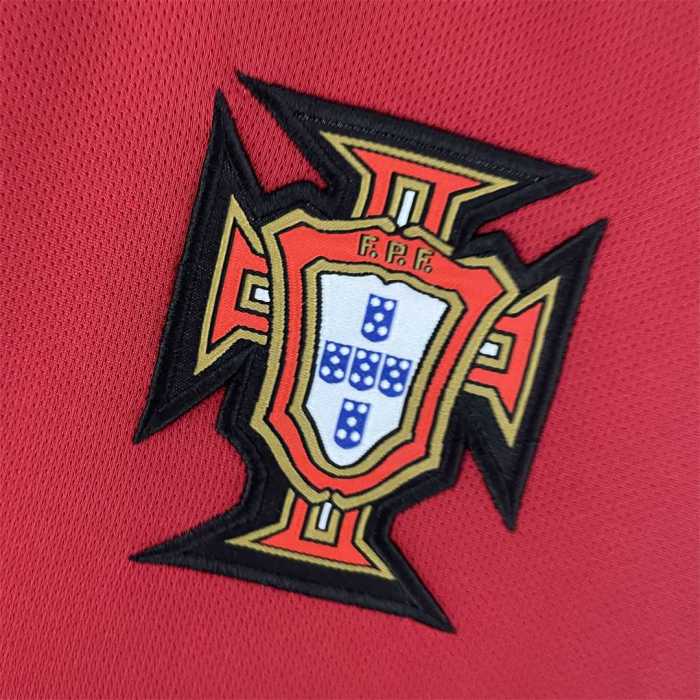 Retro Jersey 2006 Portugal Home Soccer Jersey Vintage Football Shirt